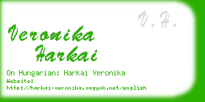 veronika harkai business card